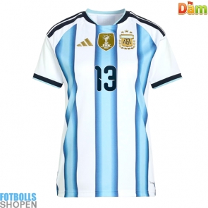 Billiga Argentina Cristian Romero #13 Hemmatröja Dam VM 2026 Kortärmad